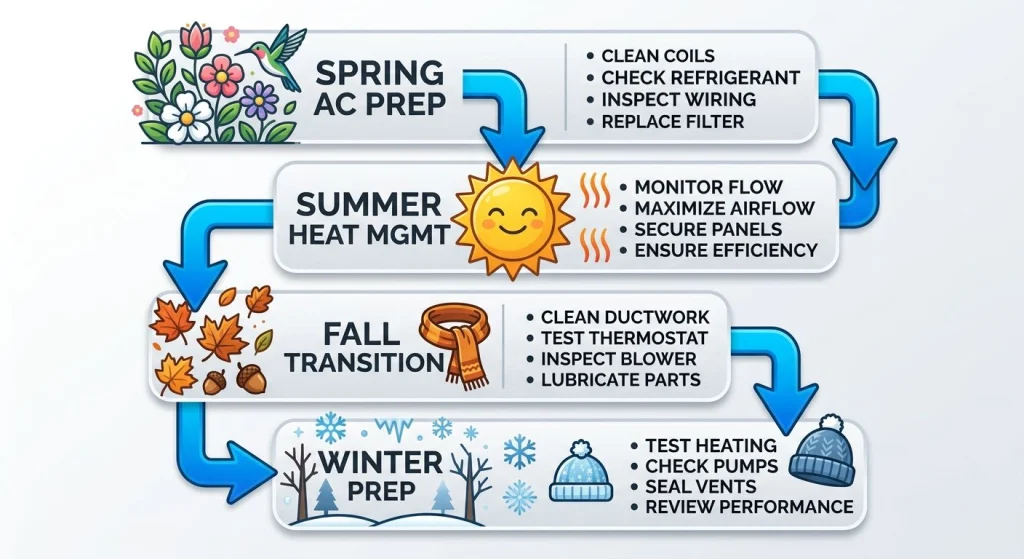 seasonal AC maintenance checklist
